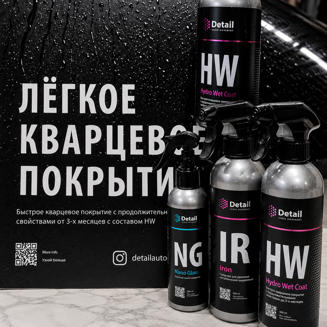 Кварцевое покрытие кузова автомобиля